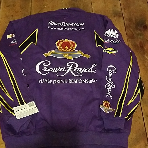 Mens Xl Matt Kenseth Crown Royal Jacket 